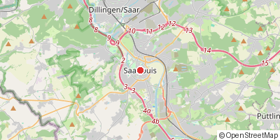 Karte: Saarlouis
